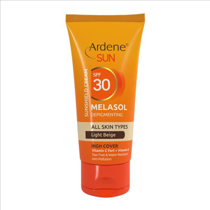 تصویر از آردن ضدآفتاب SPF30 MELASOL انواع پوست - بژ روشن