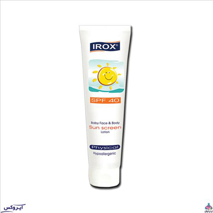 تصویر از ایروکس لوسیون ضدآفتاب 40 spf صورت و بدن اطفال