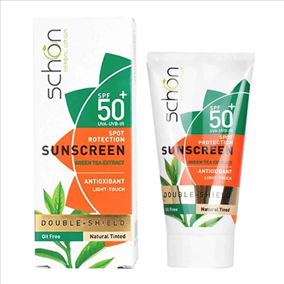 تصویر از شون ضد آفتاب 50 SPF چای سبز فاقد چربی -رنگ طبیعی
